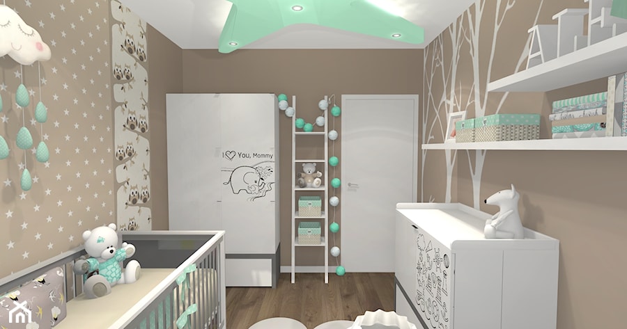 Pokój dziecięcy Wejherowo - Pokój dziecka, styl skandynawski - zdjęcie od Atena Projektowanie wnętrz