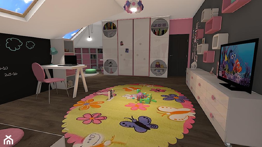 Dom w Kozach - Pokój dziecka, styl nowoczesny - zdjęcie od Atena Projektowanie wnętrz
