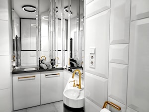 KAMIENICA Z LAT 20-STYCH / ŁAZIENKI - Mała łazienka, styl tradycyjny - zdjęcie od Alina Mokrzycka Architekt / Wnętrza / Grafika