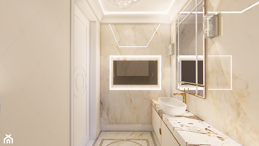 łazienka w stylu klasycznym - zdjęcie od Alina Mokrzycka Architekt / Wnętrza / Grafika