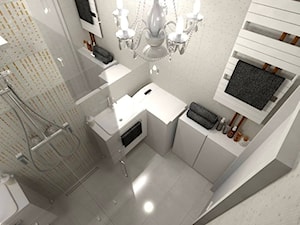mała łazienka - Łazienka, styl glamour - zdjęcie od moolo studio