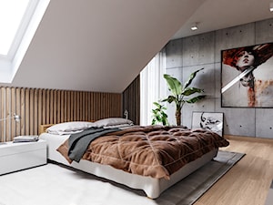 Projekt sypialni - Tarnów - Sypialnia, styl nowoczesny - zdjęcie od YOR Design biuro projektowe Tarnów