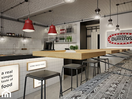 Aranżacje wnętrz - Wnętrza publiczne: Bistro URBAN BURITOS Warszawa 35 mkw - Wnętrza publiczne, styl industrialny - INSIDEarch. Przeglądaj, dodawaj i zapisuj najlepsze zdjęcia, pomysły i inspiracje designerskie. W bazie mamy już prawie milion fotografii!