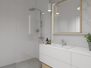 mieszkanie 140 mkw - Warszawa / Powsin - Mała średnia łazienka, styl nowoczesny - zdjęcie od INSIDEarch