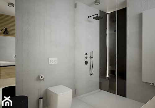 dom jednorodzinny w Legionowie - Średnia bez okna łazienka, styl minimalistyczny - zdjęcie od INSIDEarch