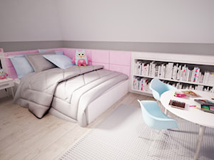 Pokój dla dziewczynki w 271m2 domu pod Ostrołęką - zdjęcie od studio_projektowe_mandala