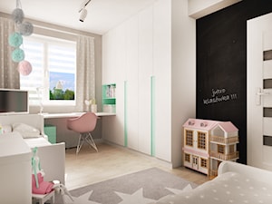 Pokój dla dwóch dziewczynek (12 m2) - zdjęcie od studio_projektowe_mandala