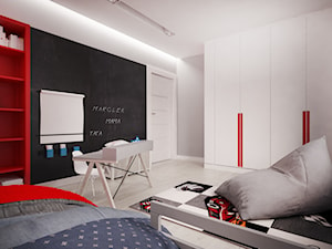 Pokój chłopca 16 m2 - zdjęcie od studio_projektowe_mandala