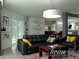 Do it with Passion and Love - Salon, styl nowoczesny - zdjęcie od Home Atelier Aneta Rosińska-Dadsi