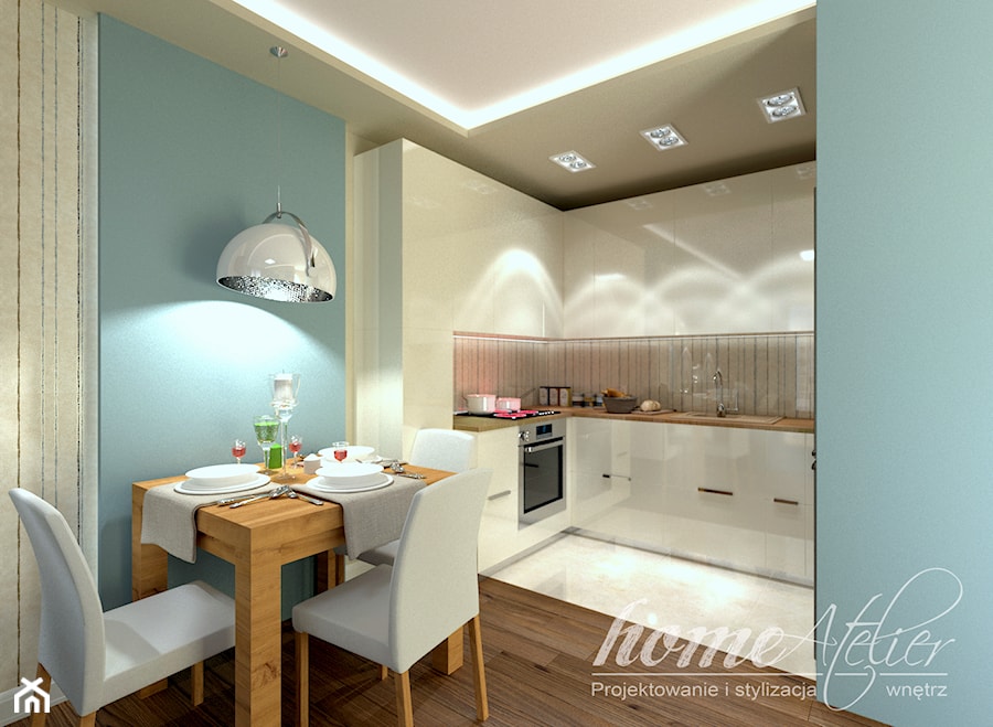 Lekkość błękitu - Kuchnia, styl nowoczesny - zdjęcie od Home Atelier Aneta Rosińska-Dadsi