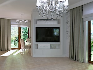 Klasyczna elegancja - Duży salon, styl tradycyjny - zdjęcie od Home Atelier Aneta Rosińska-Dadsi