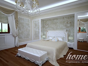 Kremlowski przepych - willa w Walendowie - Sypialnia, styl glamour - zdjęcie od Home Atelier Aneta Rosińska-Dadsi