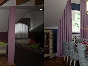 Metamorfoza korytarza i salonu na poddaszu - Salon, styl nowoczesny - zdjęcie od Home Atelier Aneta Rosińska-Dadsi