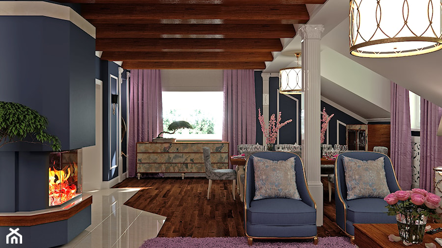 Eklektyczny luksus - Salon, styl nowoczesny - zdjęcie od Home Atelier Aneta Rosińska-Dadsi