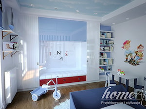 Stylowa mięta - Średni biały pokój dziecka dla dziecka dla chłopca dla dziewczynki, styl nowoczesny - zdjęcie od Home Atelier Aneta Rosińska-Dadsi