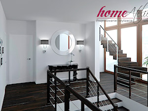 Black & White - Schody, styl glamour - zdjęcie od Home Atelier Aneta Rosińska-Dadsi