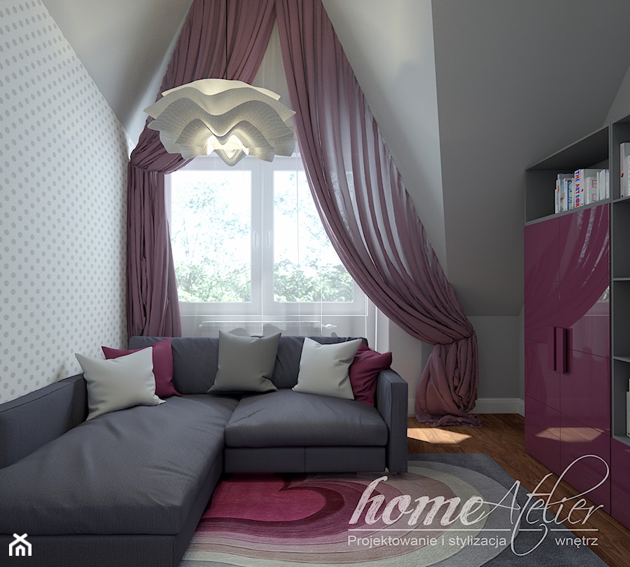 Soczyste marengo - Sypialnia - zdjęcie od Home Atelier Aneta Rosińska-Dadsi
