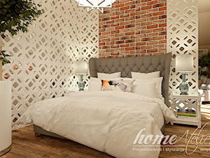 Bursztynowe poddasze - Mała sypialnia - zdjęcie od Home Atelier Aneta Rosińska-Dadsi