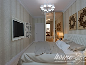 Klasyka w odcieniu wanilii - Średnia sypialnia, styl tradycyjny - zdjęcie od Home Atelier Aneta Rosińska-Dadsi