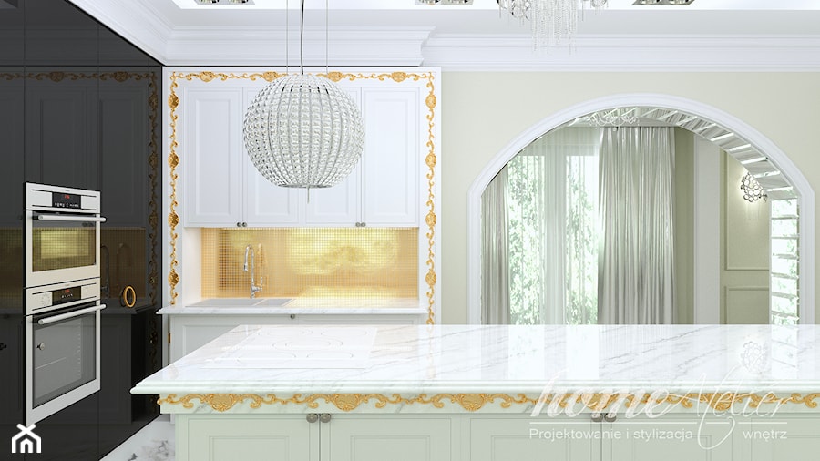 Gold Luxury - Kuchnia, styl glamour - zdjęcie od Home Atelier Aneta Rosińska-Dadsi