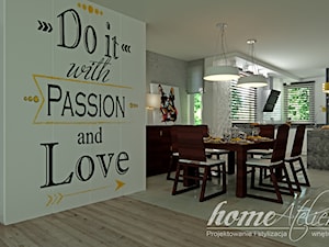 Do it with Passion and Love - Jadalnia, styl nowoczesny - zdjęcie od Home Atelier Aneta Rosińska-Dadsi