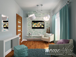 Grynszpanowy modern - Sypialnia, styl nowoczesny - zdjęcie od Home Atelier Aneta Rosińska-Dadsi