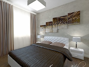Barwy współczesności - Sypialnia, styl nowoczesny - zdjęcie od Home Atelier Aneta Rosińska-Dadsi