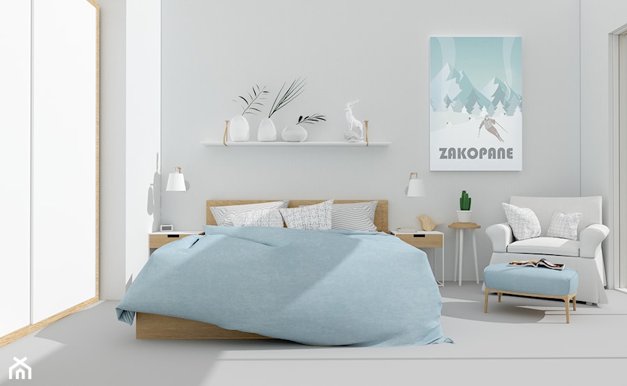 Słoneczna sypialnia - zdjęcie od KINGDOM Home Staging