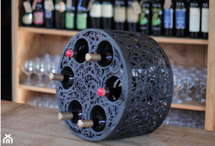 Oryginalny stojak do wina - zdjęcie od midomo showroom - Homebook