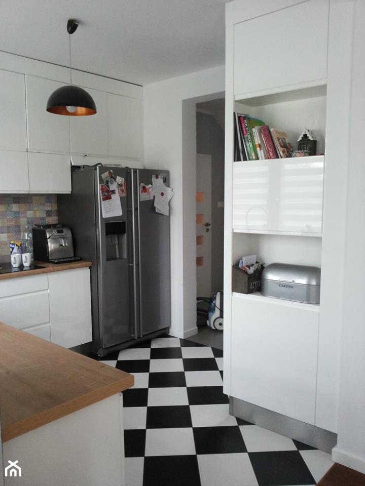 Kuchnia - Biały połysk - Kuchnia, styl minimalistyczny - zdjęcie od Łania Meble
