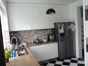 Kuchnia - Biały połysk - Kuchnia, styl glamour - zdjęcie od Łania Meble