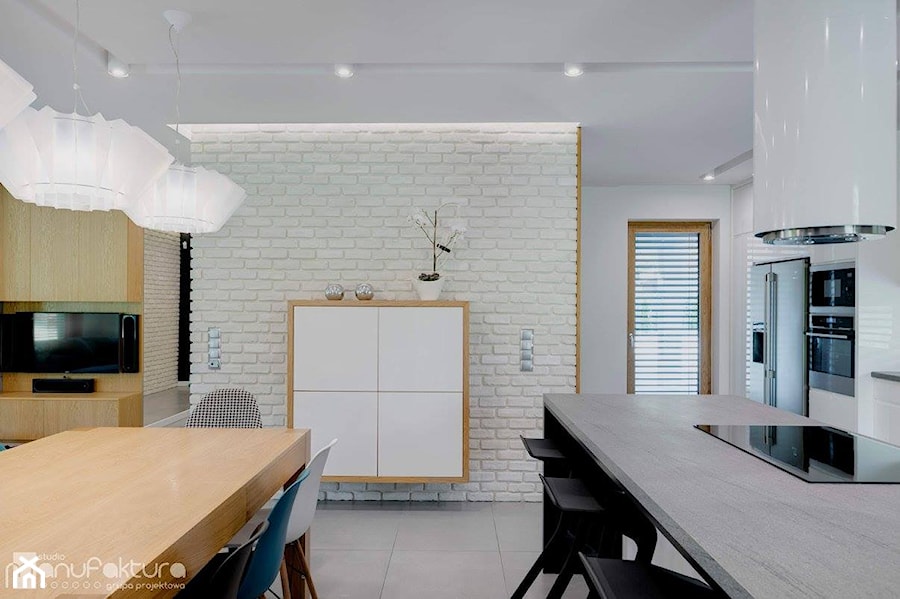 Realizacja - dom jednorodzinny Rybnik - Kuchnia, styl nowoczesny - zdjęcie od Manufaktura Studio grupa projektowa