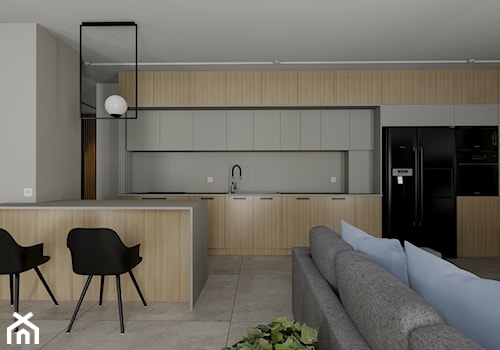 APARTAMENT 1.0 - Kuchnia, styl nowoczesny - zdjęcie od Manufaktura Studio grupa projektowa