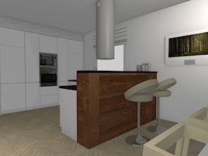 Projekt kuchni minimalistycznej. - Kuchnia, styl minimalistyczny - zdjęcie od BiZ Art