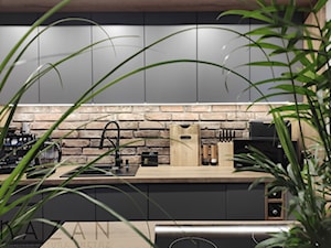 66m2 męskiej przestrzeni - Kuchnia, styl industrialny - zdjęcie od KAZAN ARCHITEKTURA WNĘTRZ