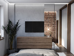 Sypialnia, styl industrialny - zdjęcie od KAZAN ARCHITEKTURA WNĘTRZ