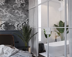 Sypialnia połączona z salonem kąpielowym - zdjęcie od Mohav Design - Homebook