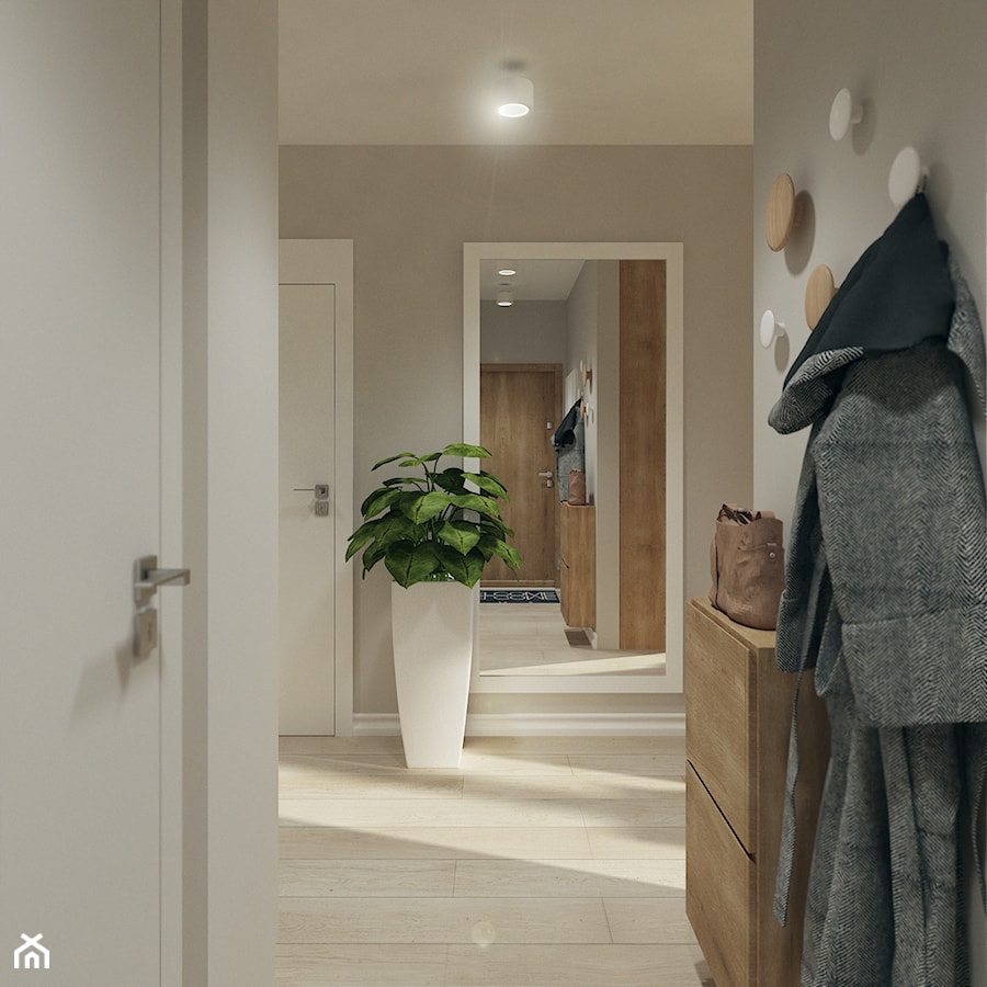 Hol- wodk z wejścia do mieszkania - zdjęcie od Mohav Design
