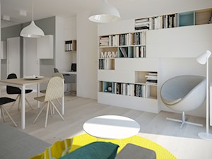 Salon z aneksem kuchennym - zdjęcie od Mohav Design