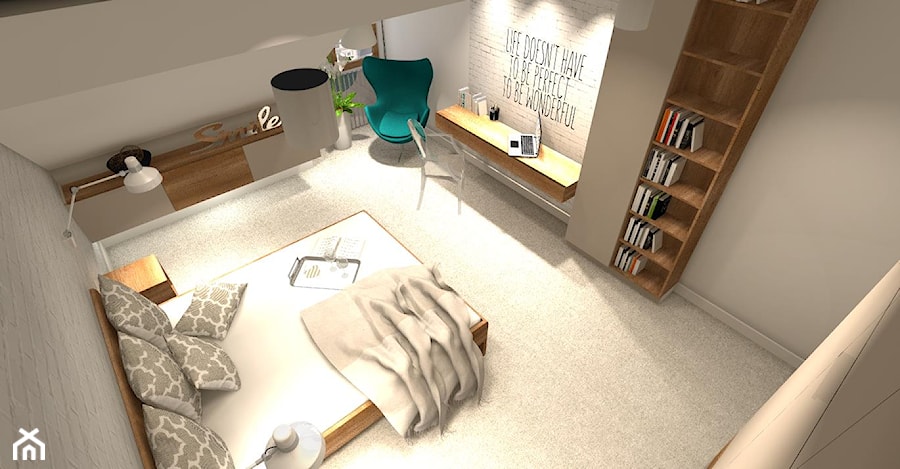 Sypialnia, styl nowoczesny - zdjęcie od MRdesign Mazur Renata projektowanie wnętrz