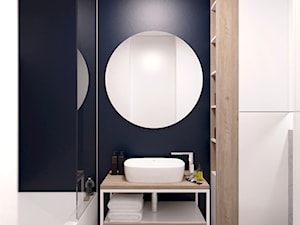 MIESZKANIE 32m2 - Mała bez okna łazienka, styl nowoczesny - zdjęcie od squat architekci