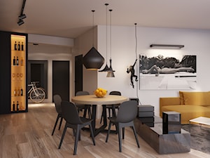 Mieszkanie 1 - Jadalnia, styl nowoczesny - zdjęcie od Piotr Bileński
