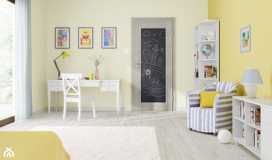Drzwi wewnętrzne - Pokój dziecka, styl nowoczesny - zdjęcie od POL-SKONE