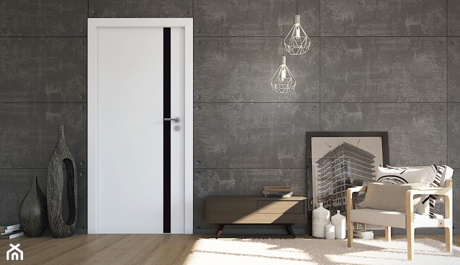 Drzwi wewnętrzne - Salon, styl industrialny - zdjęcie od POL-SKONE