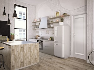 Drzwi wewnętrzne - Kuchnia, styl vintage - zdjęcie od POL-SKONE