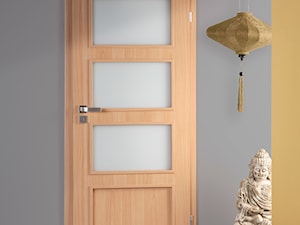Drzwi wewnętrzne - Mały szary salon - zdjęcie od POL-SKONE