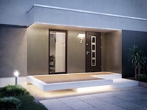 Drzwi wewnętrzne - Domy, styl nowoczesny - zdjęcie od POL-SKONE