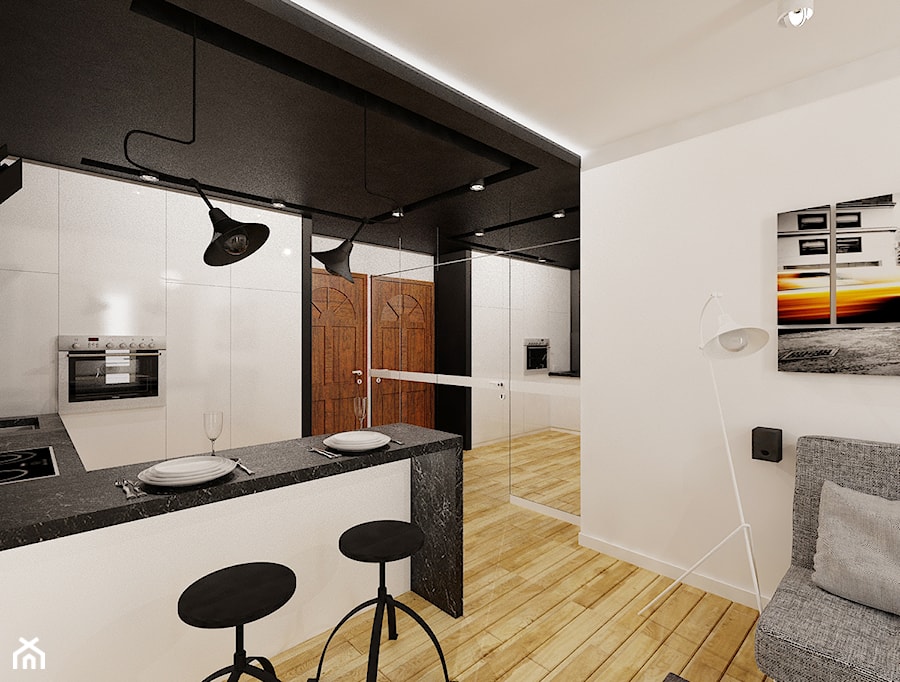 40 m² w Będzinie - Kuchnia - zdjęcie od Piec Piąty