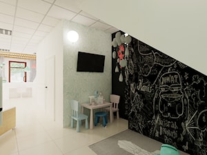 69 m² w Skierniewicach - Duży czarny szary pokój dziecka dla dziecka dla chłopca dla dziewczynki - zdjęcie od Piec Piąty