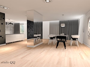 Apartament 90 m - Kraków - Jadalnia, styl glamour - zdjęcie od Studio QQ Natalia Lenarczyk